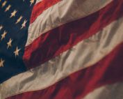 An American flag.